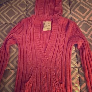 Pink Aeropostale Hooded Sweatshirt pink small